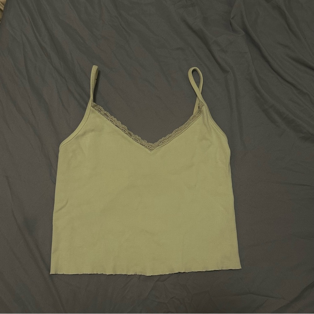 Brandy Melville Nicolette Light green tank top